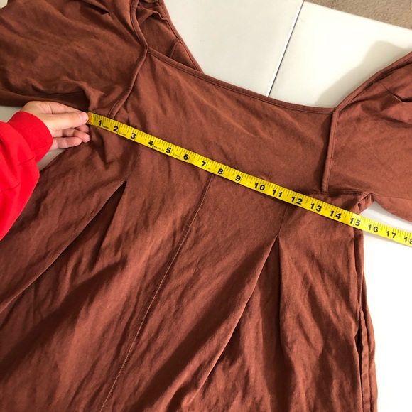 Free People Lotta Love Pleated Jumpsuit Brown Size Medium - Picture 13 of 15